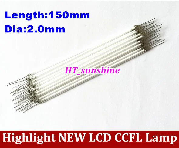 High Quality CCFL 150 mm * 2 mm LCD Backlight Lamp 150mm*2.0MM tube light--50pcs/lot