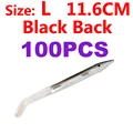 Black Back L 100pcs