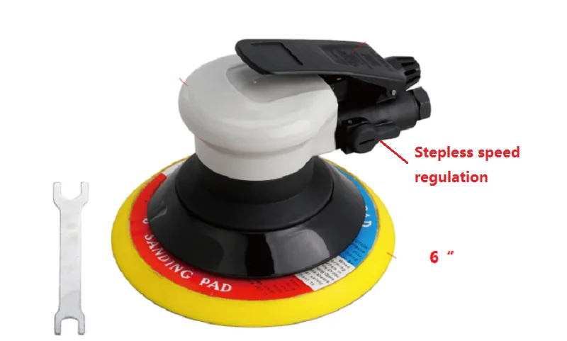 

New 6inch Air Sander With vacuum Air random orbital sander Air orbital sander Burnish machine Pneumatic tools