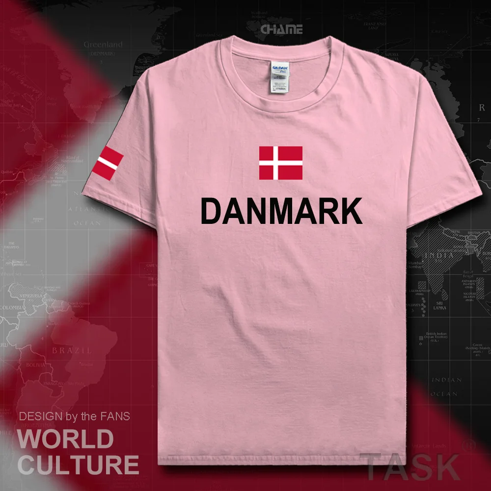 Denmark Danish men t shirts fashion 2017 jerseys nation tshirt 100% cotton t-shirt meeting clothing tees country Danmark DK DNK