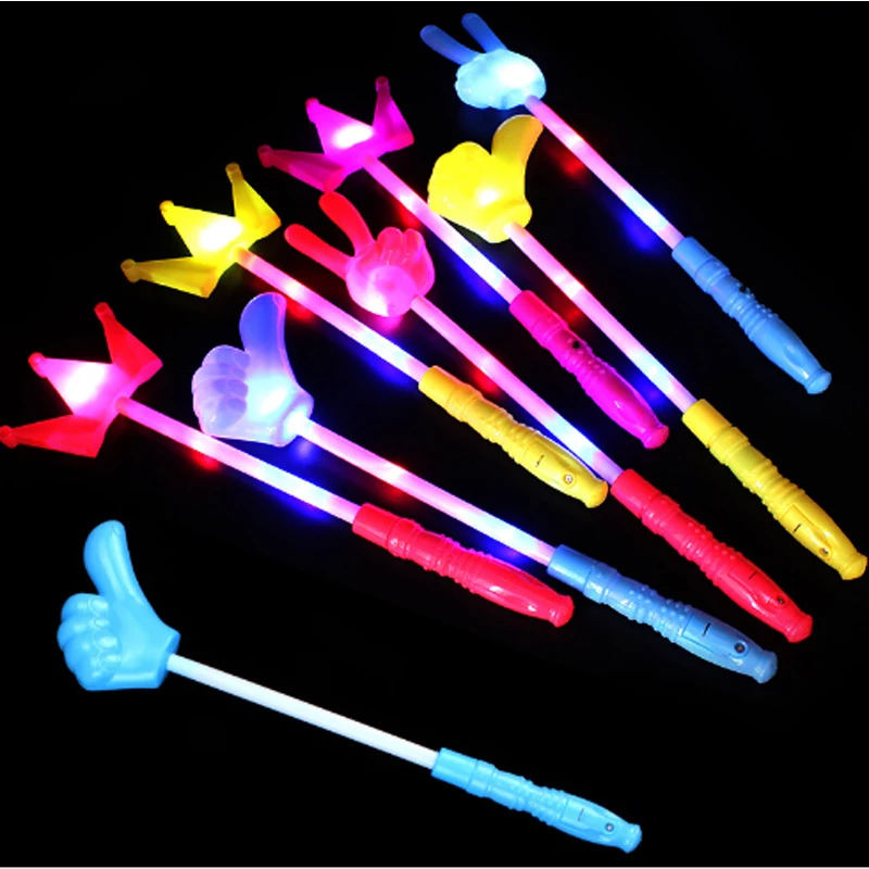 Color LED Cheer Fashion Glow Stick Fluorescent Light Sticks For Concert Event Glow Party Decor Supplies Wholesale