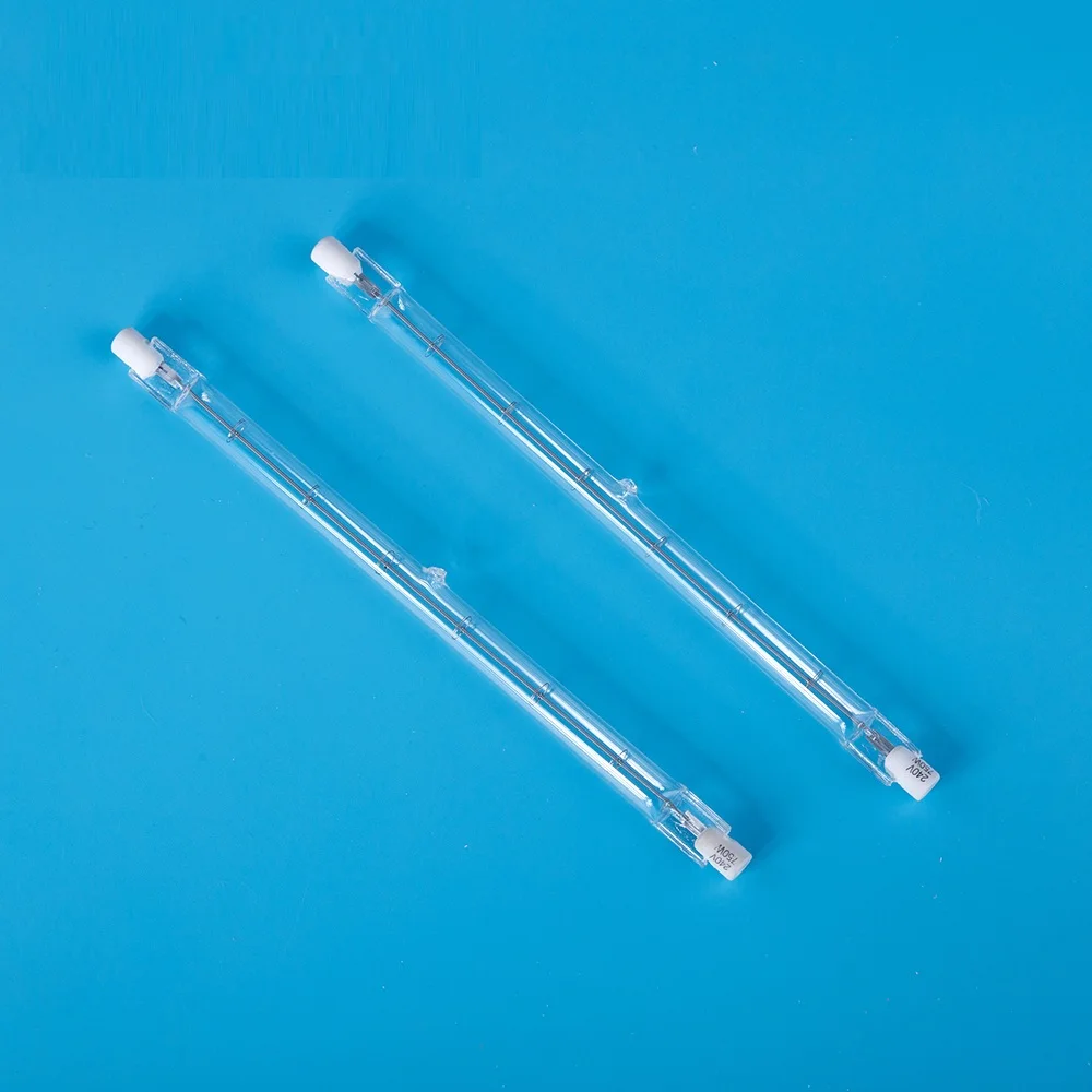 HoneyFly 2pcs 254mm Linear Halogen Lamp Bulbs J254 R7S 220V/110V 1000W 1500W Double Ended Filament Flood Lights Quartz Tube