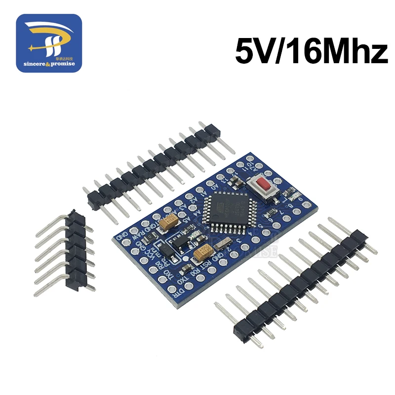 1PCS Pro mini Atmega328 Pro Mini 328 Mini ATMEGA328P 3,3 V 8MHz 5V 16Mhz für Arduino kompatibel Nano CP2102 FT232RL – Detail 4