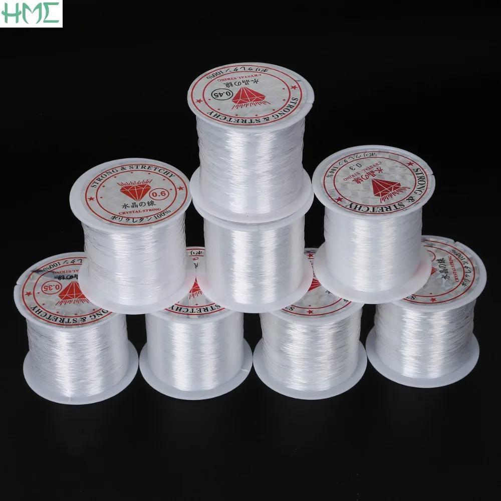 0.2/0.25/0.3/0.35/0.4/0.45/0.5/0.6mm Non-Stretch Fish Line Wire Nylon String Beading Beads Cord Thread Rope For Jewelry Making