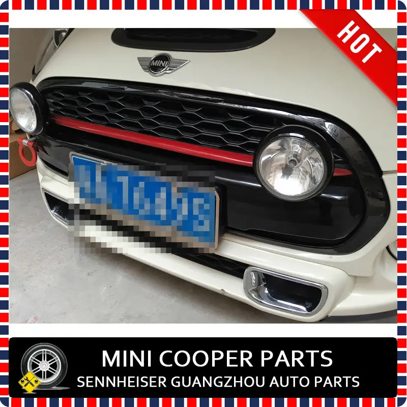 Brand New ABS Plastic UV Protected Mini Ray Style Red Color Front Grille Cover For 2014-on mini cooper F55 F56 F57 (1Pcs/set)