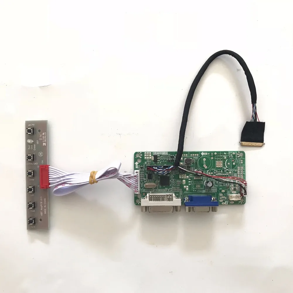 무료 배송 RT2281 DVI VGA LCD 컨트롤러 보드 키트 LTN116AT01-201 LED 1366x768 11.6 인치 TFT LCD 패널 수리