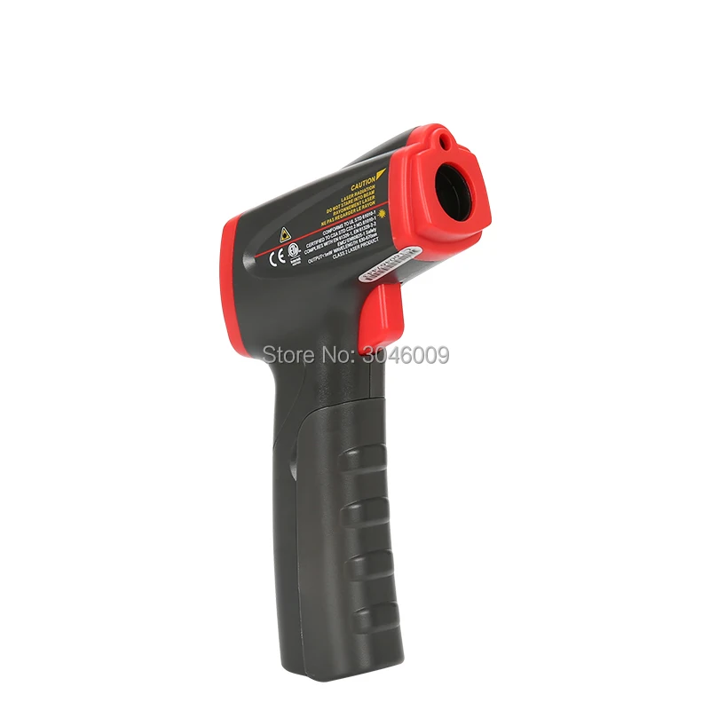 UNI-T UT300S handheld infrared thermometer, non-contact mini thermometer, range -32 C-400 C