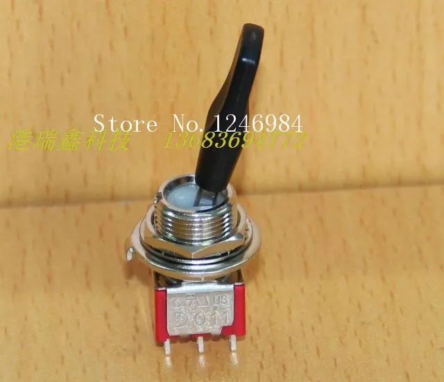 

[SA]1MD1 big black handle the bulk of six feet two tranches Dual toggle switch Q11 Taiwan Dailywell Deli Wei dust--20pcs/lot