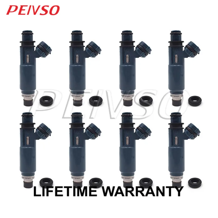 PEIVSO 8pcs 23250-50040 23209-50040 Fuel Injector For LEXUS NA GX470 02~09 LX470 98~07 TOYOTA EU/JP LAND CRUISER 2UZ 4.7L 98~07