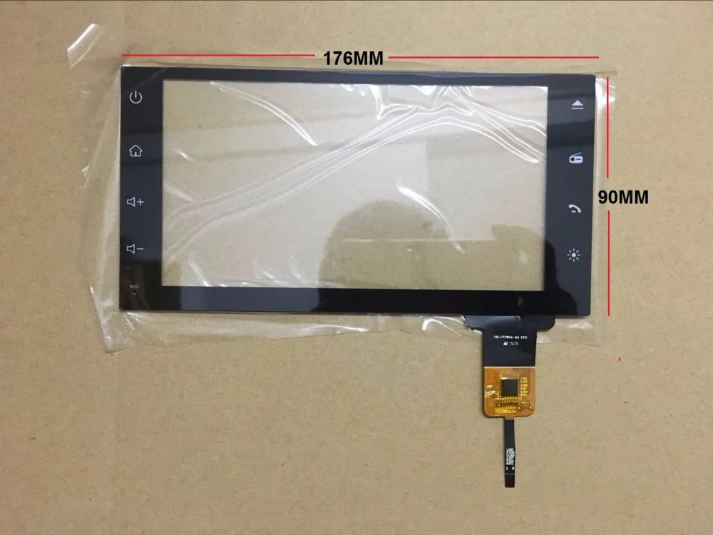 

New 6.2 inch 6.5 inch capacitive touch screen 176*90 MM 6 pin IC:GT911 YH-CTP824-6.5 FPC for car dvd gps