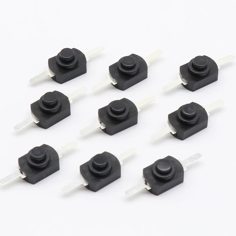 20pcs DC 30V 1A Black On Off Mini Push Button Switch for Electric Torch