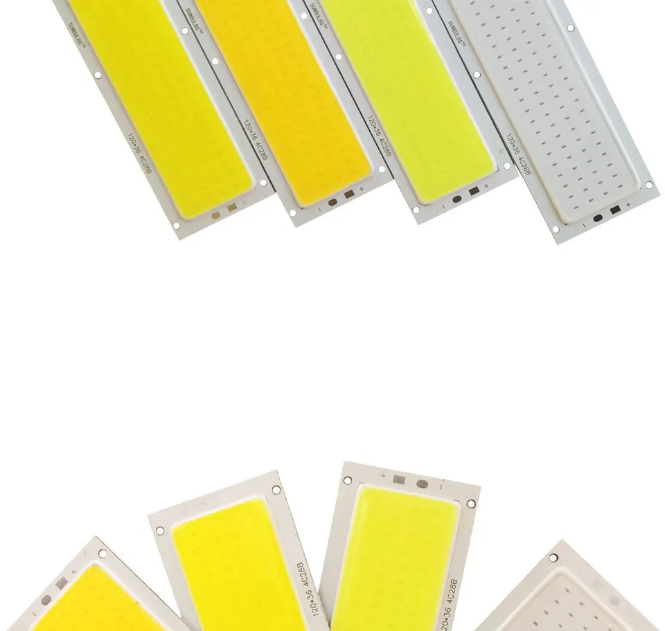 120x36mm 12V COB LED Lichtquelle Chip 12W Glühbirne für DIY 12V Beleuchtung Warme Natur Kühles Weiß Blau Panel Lampe 1000LM Wasserdicht – Detail 11