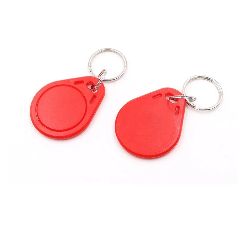 2 STUKS 13.56 MHz RFID Writable FM1108 IC Key Tags Keyfobs voor toegangscontrole