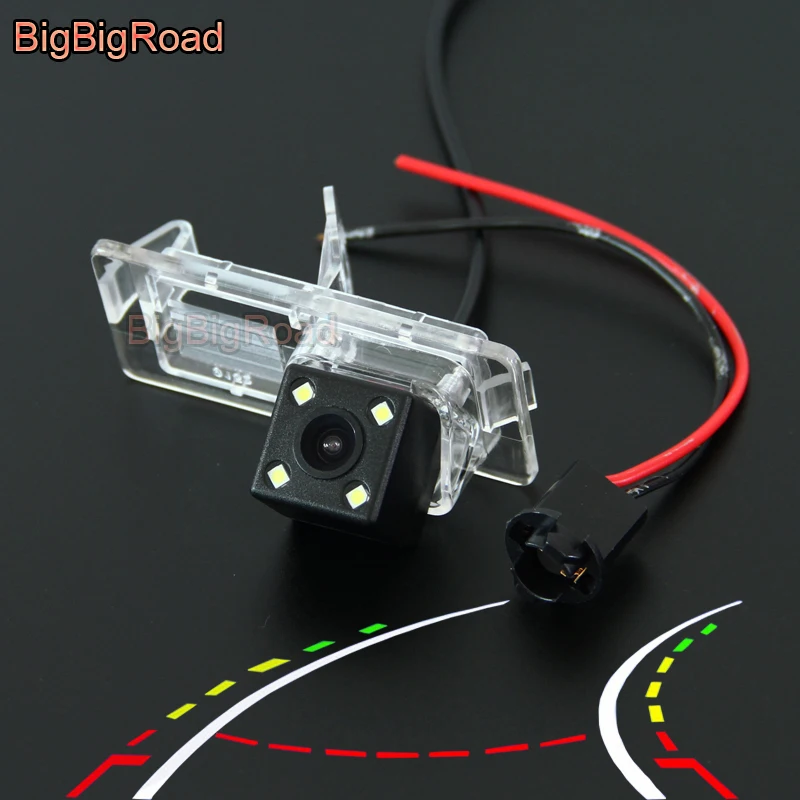 BigBigRoad For Renault Fluence / Dacia Duster  / Megane 2 II 3 III / Clio 4 2014 Car Intelligent Dynamic Tracks Rear View Camera