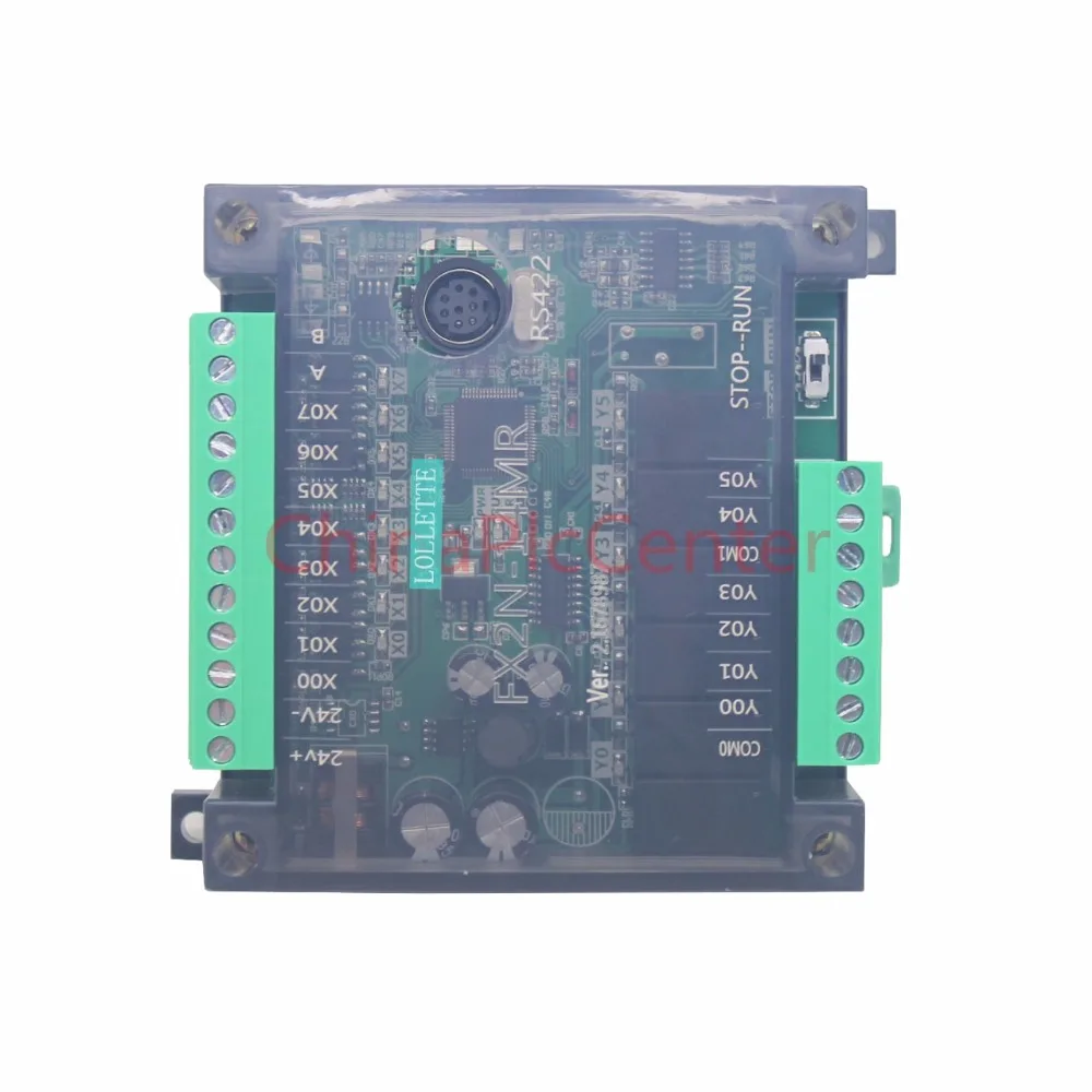 FX2N Porta di comunicazione RS422 Controller PLC 14MR 14MT 8 ingressi 6 uscite relè controller programmabile RS485