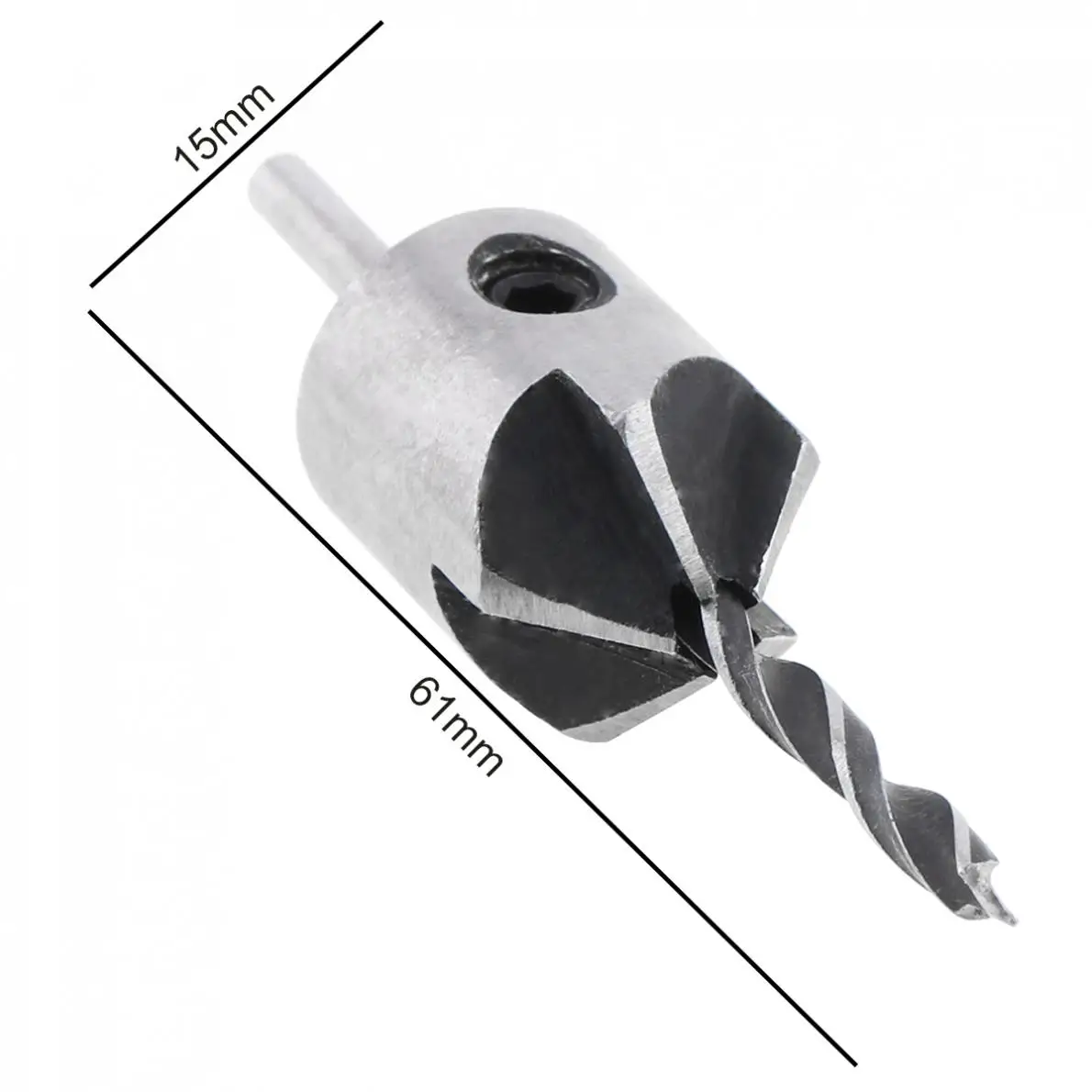 مثقاب فولاذية عالية السرعة + مفتاح ربط ، HSS pentry ، Countersink ، 3 صفيحة نجارة
