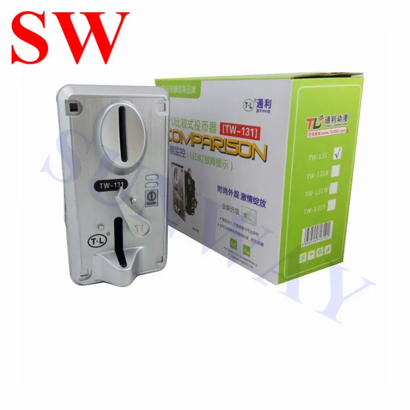 

High quality plastic CPU Comparison TW-131 Coin Acceptor Multi Coin Selector Mechanism Accepter Arcade Games Machines Parts