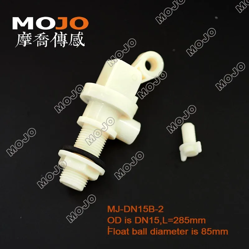 2025 MJ-DN15B-2(5pcs/lots) plastic water float valve ball, ball float check valve, G1/2 plastic float valve