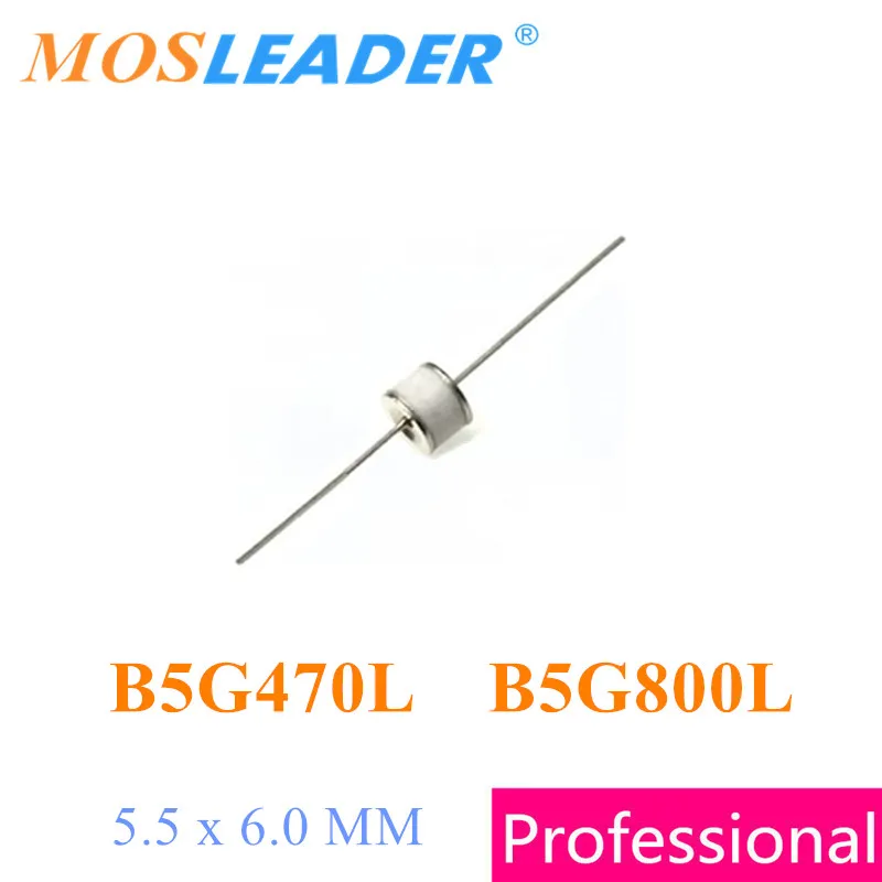 Mosleader GDT B5G470L B5G800L 5.5X6MM B5G470 B5L47R 2R470-5 470V B5G800 B5L80R 2R800-5 800V Made in China