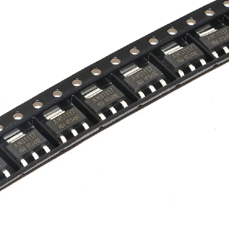 AMS1117 1117 AMS1117-1.2V/1.5 V/1.8 V/2.5 V/3.3 V/5.0 V/ADJ 7 rodzajów każdy 5 sztuk = 35 sztuk napięcie Regulato zestaw nowy
