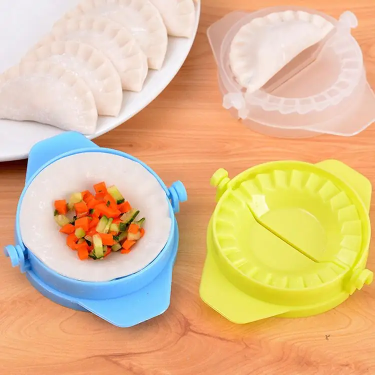 Home Food Tool Kitchen Magic Creative Manual Pack Dumpling Machine Food-grade Plastic Pinch Color Random