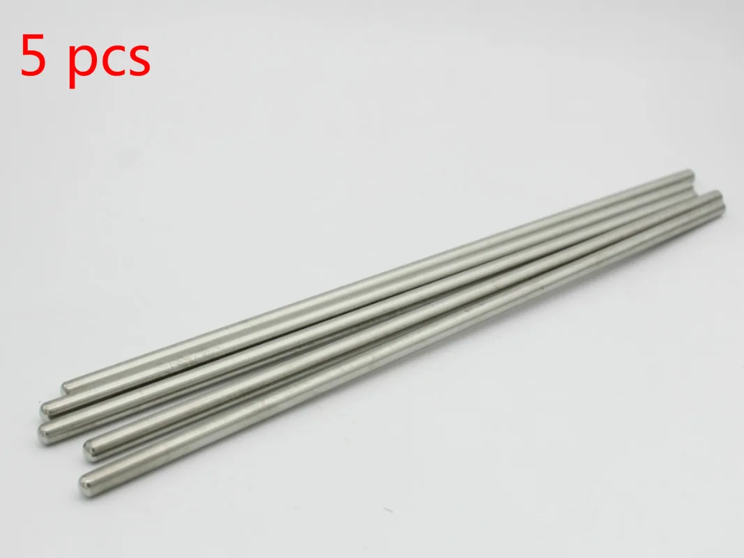 5 pieces OD 6mm OD 7mm OD 8mm SS304 One End Round head Closed Stainless Steel Thermowell Thermocouple Protection pipe L30-500mm
