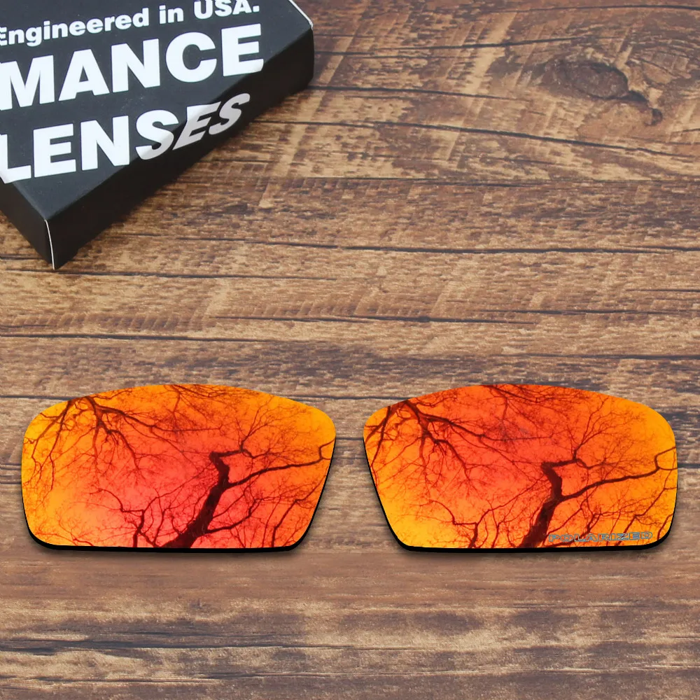 Millerswap Resist Seawater Corrosion Polarized Replacement Lenses for Oakley Canteen 2006 Sunglasses Orange Red Mirrored