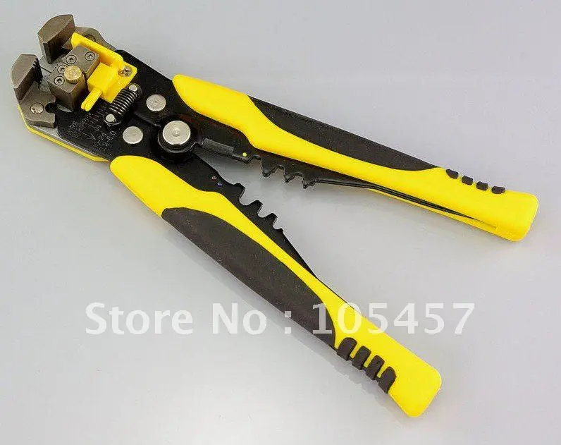 Multi Functions Wire Stripper Cutter Plier Stripping AWG24-10 Insulated Terminal Crimper