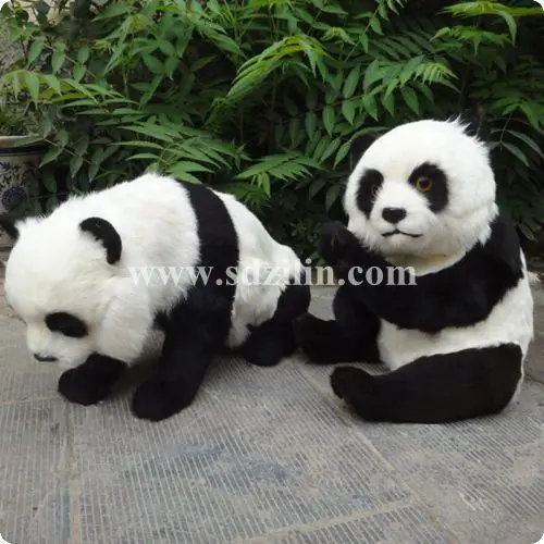 

Zilin Manufacturer/ simulation panda toy,panda decoration low price and lovely