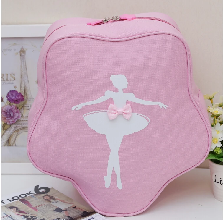 Fashion Children Dance Bag Girls Princess Cute Ballet Pink Backpack Care Package with bow