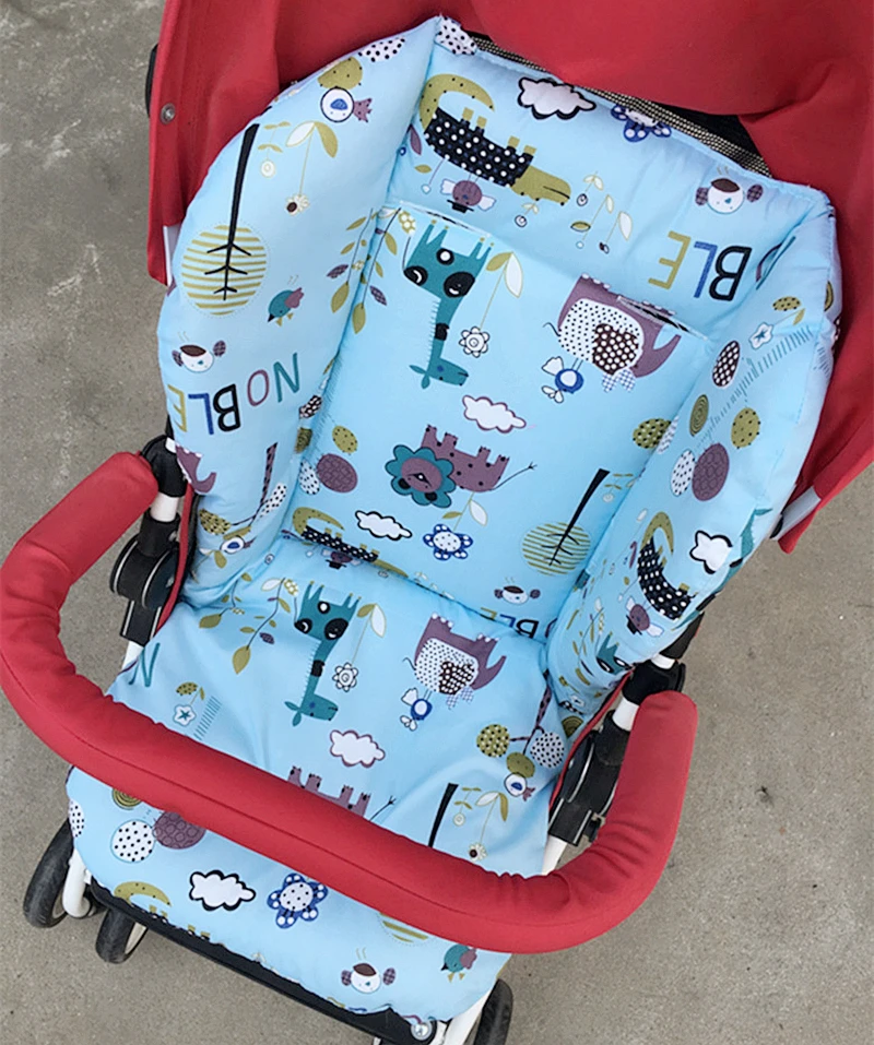 Leuke Ijsbeer Kinderwagen Zitkussen Kinderwagen Kinderwagen Katoenen Matras Kinderwagen Seat Padding Liner Wandelwagen Accessoire