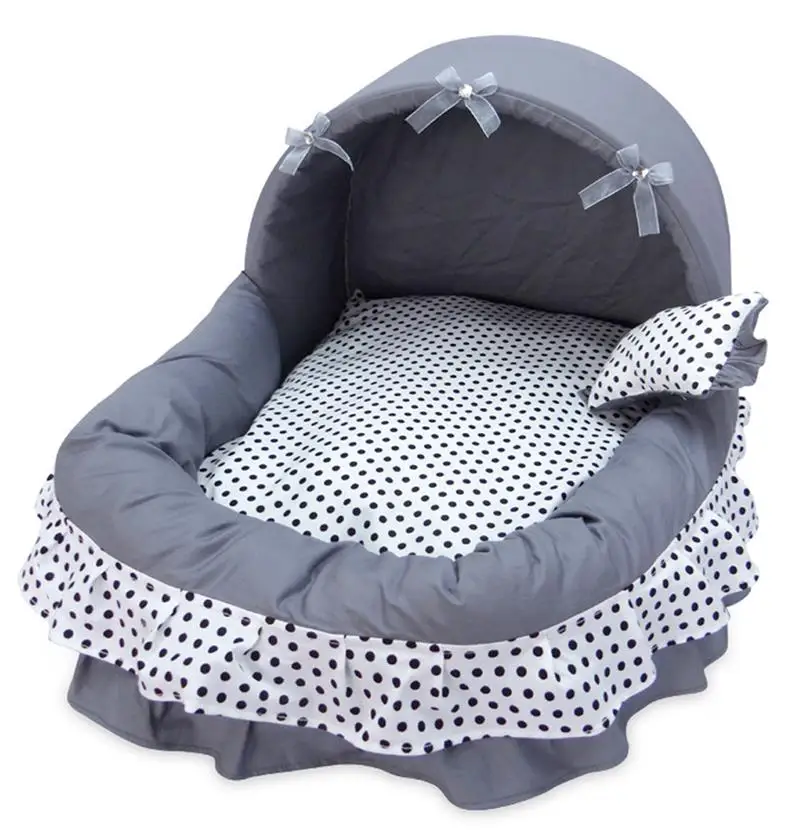 

Dog Bed Lace Princess Pet Dog House Crate Cat Puppy House Dream Nest Pet Kennel Sofa Dog Nest Soft Pet Supplies