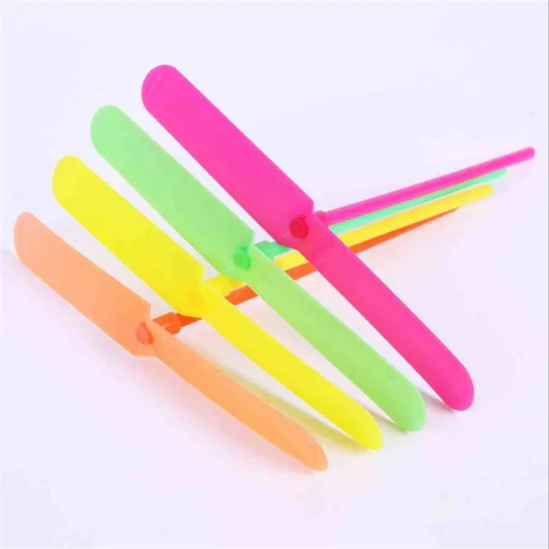 20 pcs Plastic Bamboo Dragonfly Propeller Outdoor Dragonfly Kids Children Flying Gift