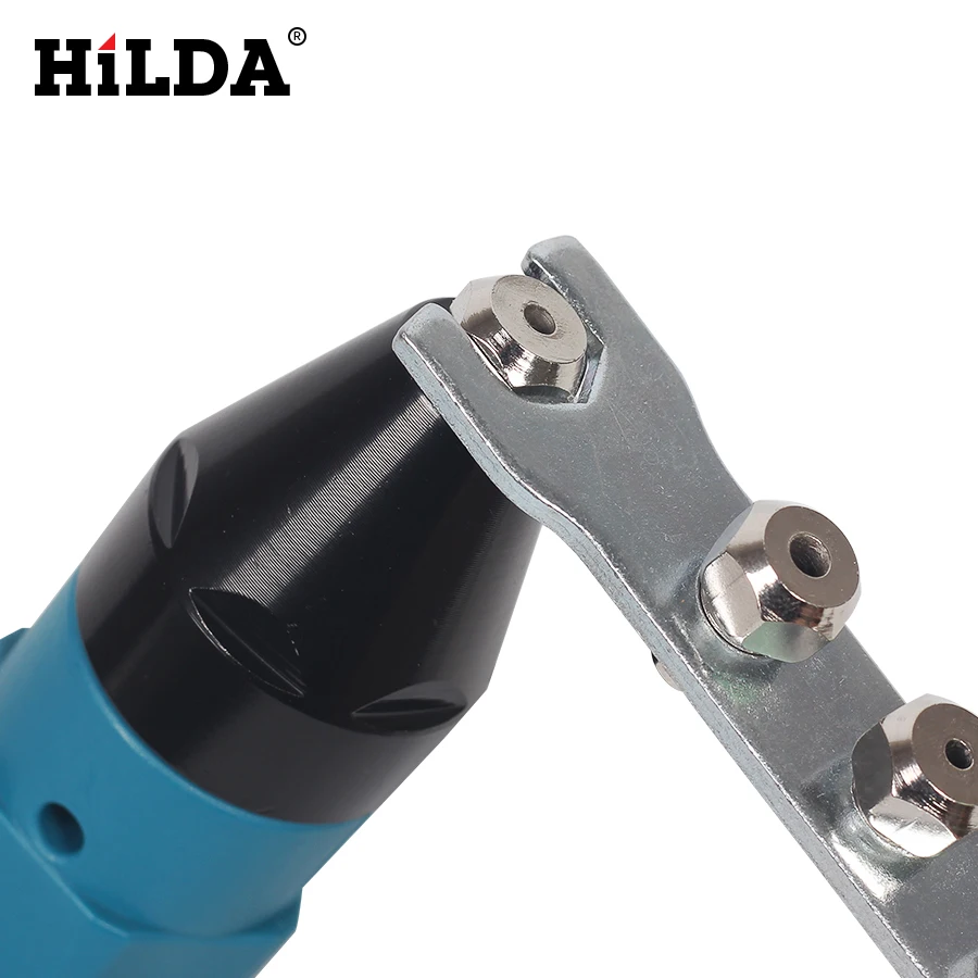 HILDA Electric Riveter Guns Riveting Tool Cordless Riveting Drill Adaptor Insert Nut Tool Riveting Drill Adapter 2.4mm-4.8mm