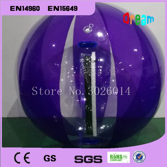 Water Walk Ball PVC Brand TIZIP Zipper Inflatable Water Walking Ball Dancing Ball Transparent Water Zorb Ball