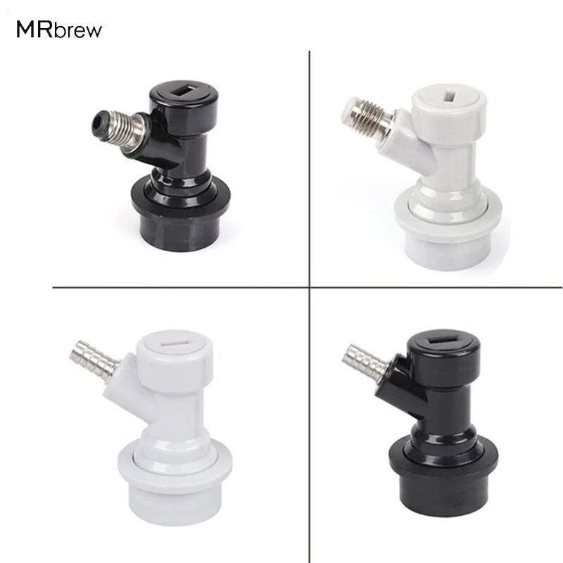 

Beer Keg Connector Dispenser Ball Lock Keg Disconnect Liquid / Gas Connectors 1/4'' For Ball Lock Keg Swivel Nut Homebrew Tools