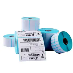 Three defense thermosensitive label paper Self adhesive thermal label paper thermal print paper 30x20mm-100x150mm full roller