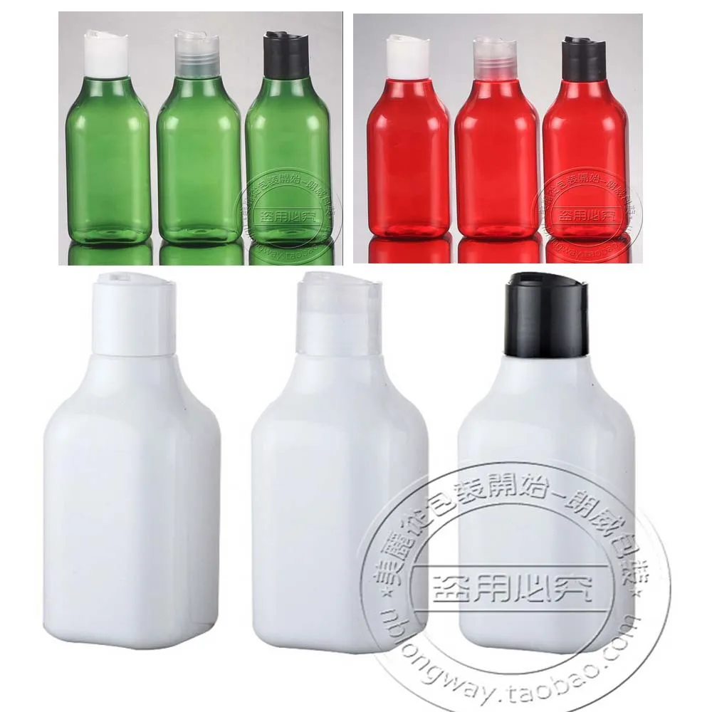 

Capacity 200ml 200pcs/lot factory wholesale high quality Necked square Chiaki lotion bottle cap