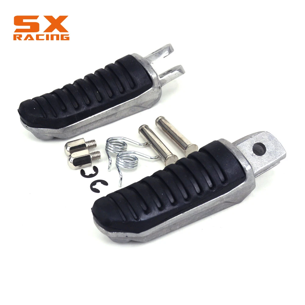 Motorcycle Street Bike Front Foot Pegs Pedal For SUZUKI Hayabusa GSX1300RR GSX650 GSX1400 V-Strom 650 DL650 DL1000