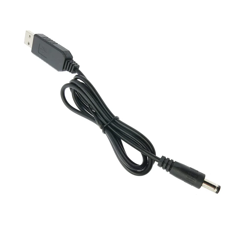USB power boost line DC 5V to DC 5V / 9V / 12V Step UP Module USB Converter Adapter Cable 2.1x5.5mm Plug aokin
