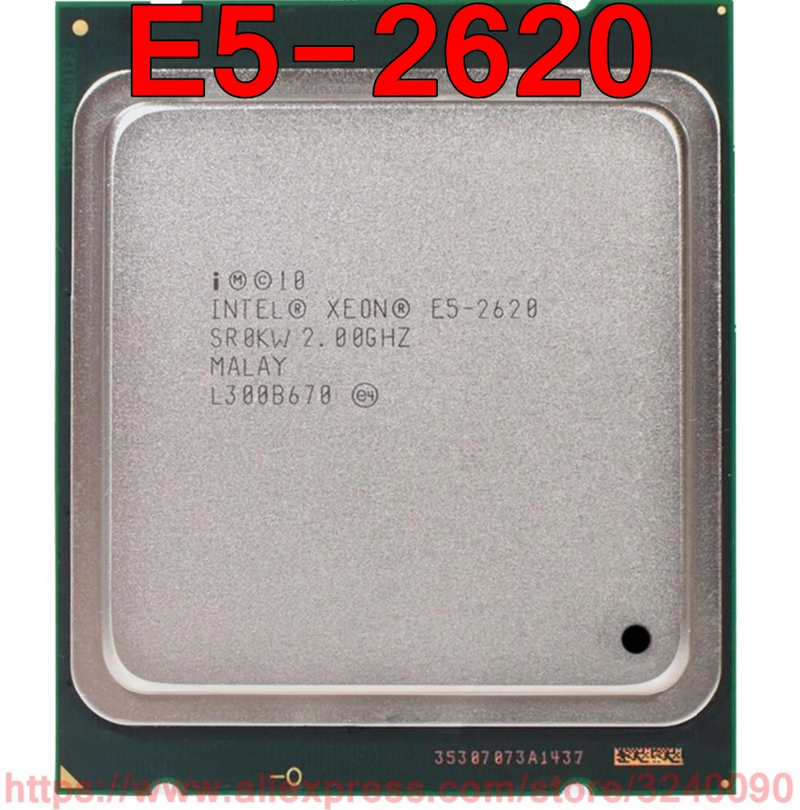 Intel Xeon CPU E5-2620 SR0KW 2.0 กิกะเฮิร์ตซ์ 6 - Core 15 เมตร LGA2011 E5 2620 โปรเซสเซอร์จัดส่งฟรี speedy เรือ out