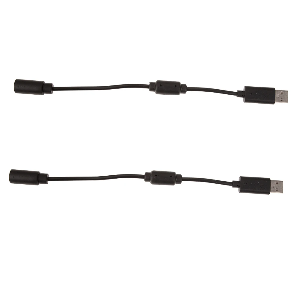 2 PCS PC Converterอะแดปเตอร์สำหรับMicrosoft Xbox 360 Wired Controller Gamepad Breakaway USB Extension CableสำหรับXbox 360