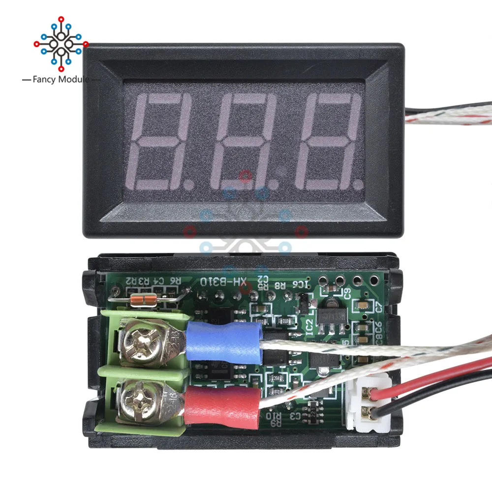 XH-B310 LED Digital Thermometer 12V Temperature Meter K-type M6 Thermocouple Tester table -30 ~ 800C Industrial 40% off 3colors