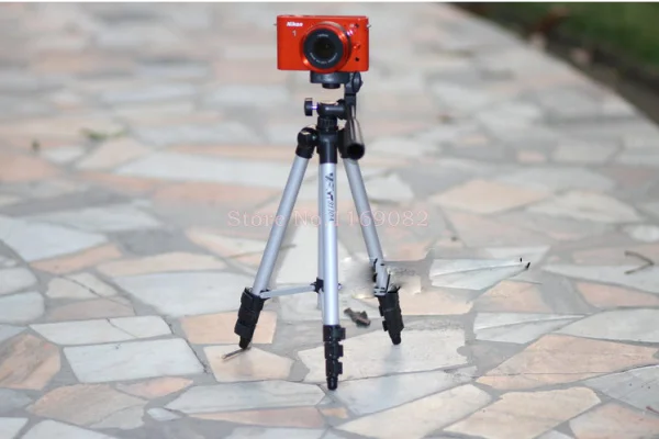 ترايبود مع رئيس 3-Way ترايبود + حامل الهاتف الوقوف ل d7100 d90 d3100 dslr NEX-5N 70d 650d 600d