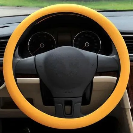 Car Styling Silicone Steering Wheel Cover For DACIA Duster Lodgy SANDERO STEPWAY Dokker Logan