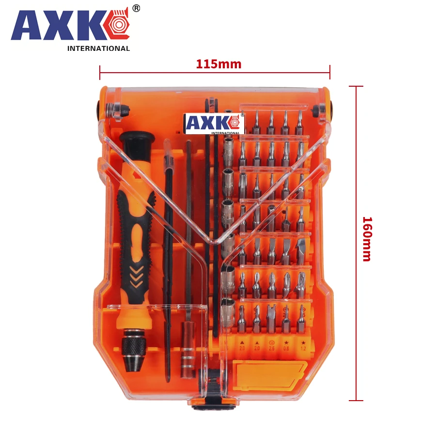AXK 35 in 1 Screwdriver Set Home Useful Multi Tool Multi-Bit Tools Repair Torx Screw Driver Screwdrivers Kit Hand Tools