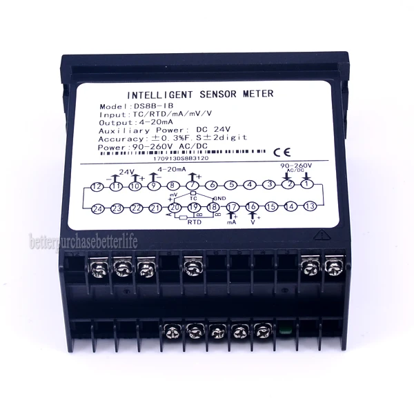 TC,RTD,mA,mV,V Input, Digital Smart Sensor Indicator for 4-20mA output, for Pressure Sensor Display Meter