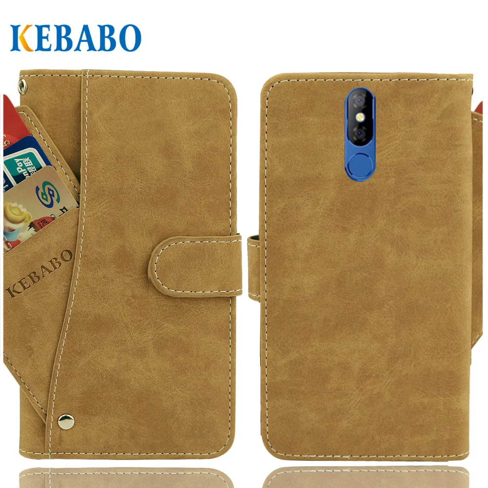 Vintage Leather Wallet Leagoo Power 5 Case 6