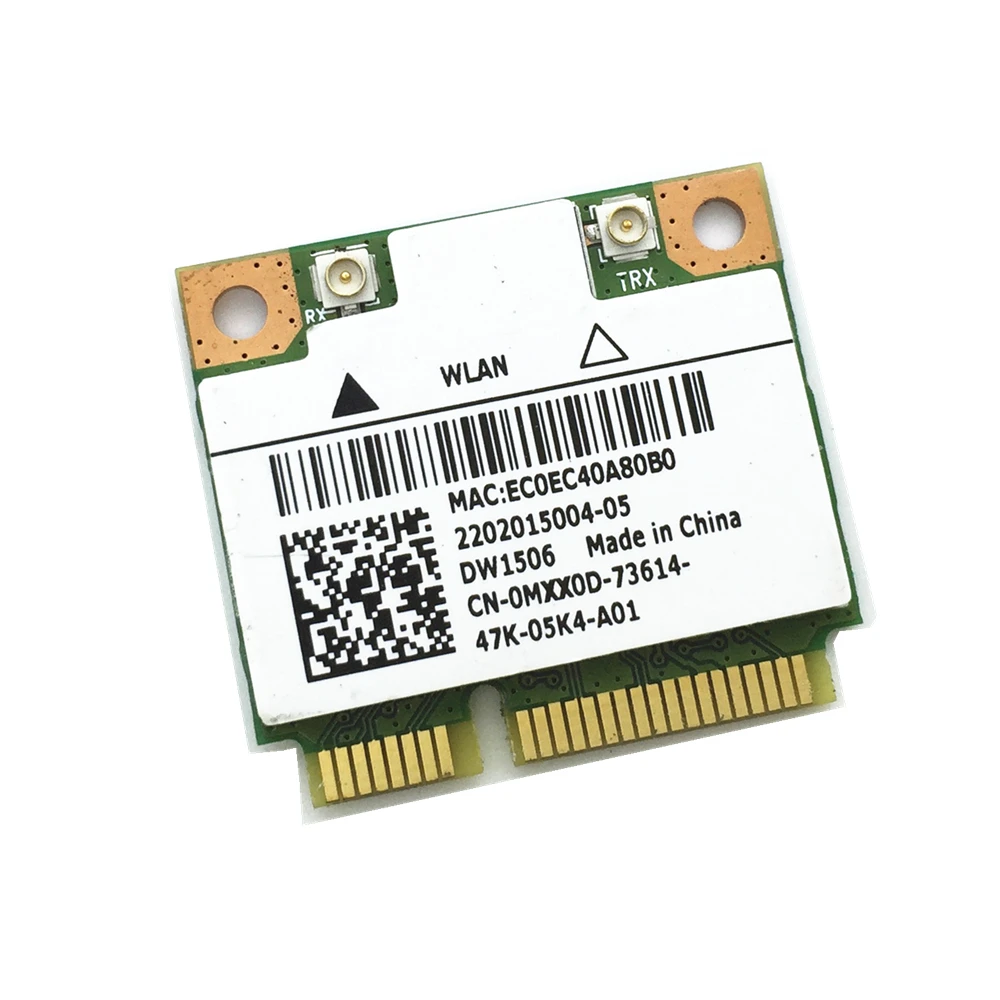 

For Atheros AR5B125 FOR DW1506 802.11 b/n Half-Height Wireless wifi Mini PCI-E Card