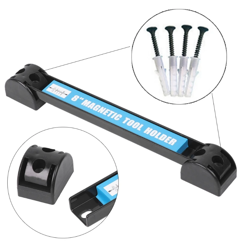 8 "12" 18 "ferramenta magnética titular barra organizador rack de armazenamento faca chave alicate ferramenta